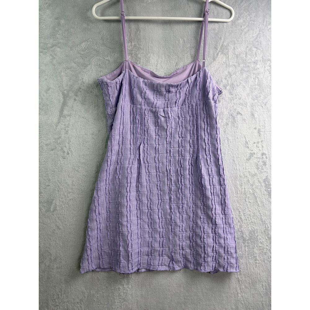 Princess Polly Melrose Nights Lilac Textured Mini Dress - Size 8 - Picture 7 of 8